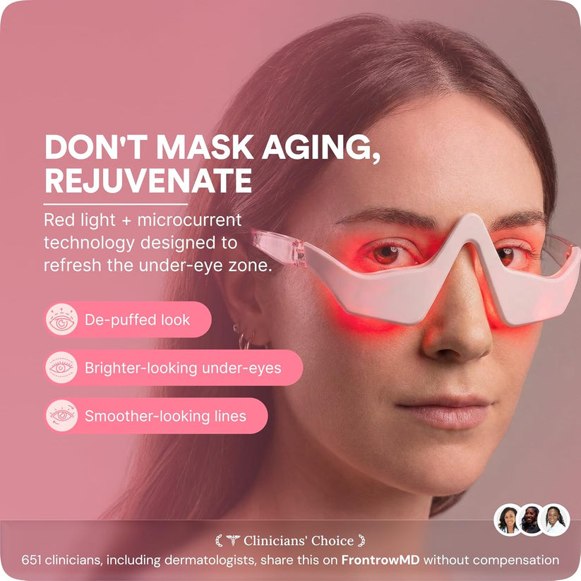 RedGlow Eye Pro™ by estorebird — Red Light Microcurrent Eye Therapy Glasses
